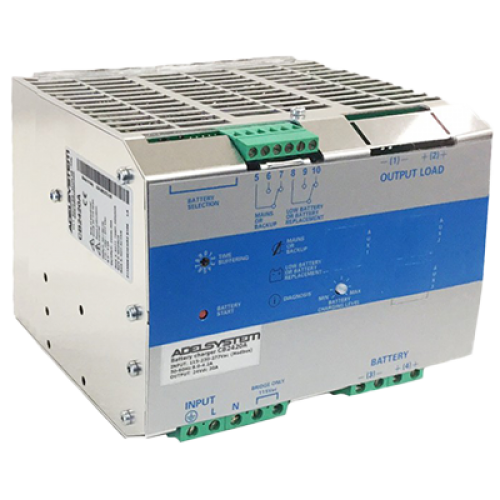 24V 25A DIN Rail 3 Level Battery Charger
