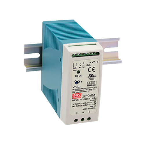 40.02W 27.6V 0.95A DIN Rail Power Supply with Battery Output