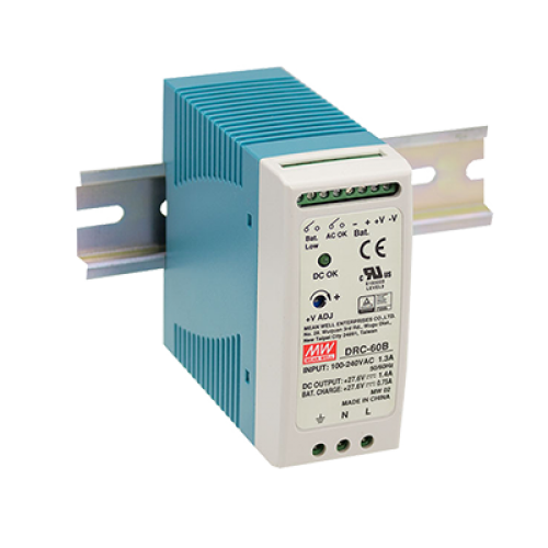 59.34W 13.8V 2.8A DIN Rail Power Supply with Battery Output