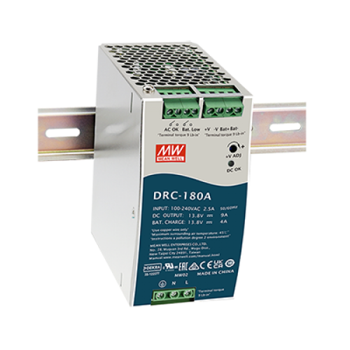 179.4W 27.6VDC 27.6VDC 4.5A 2A UPS Function DIN Rail Power Supply