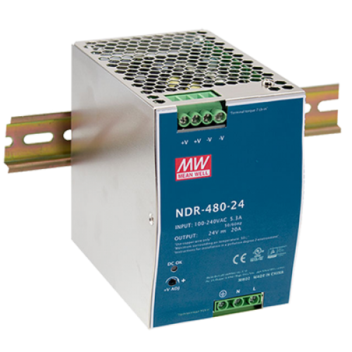 480W 24VDC 20A Industrial Din Rail Power Supply