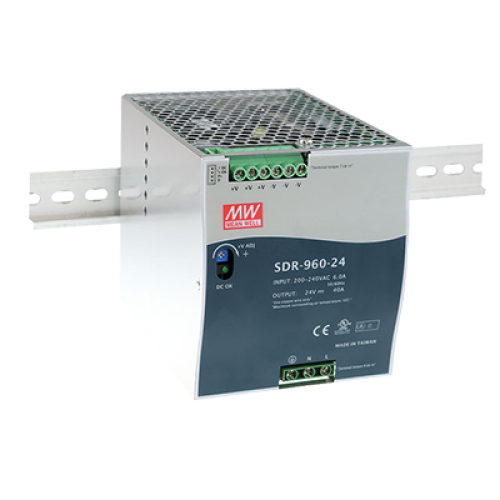 960W 48VDC 20A PFC Industrial Din Rail Power Supply