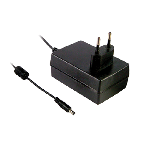 36W 12VDC 3A Industrial Green EURO Plugtop Adapter