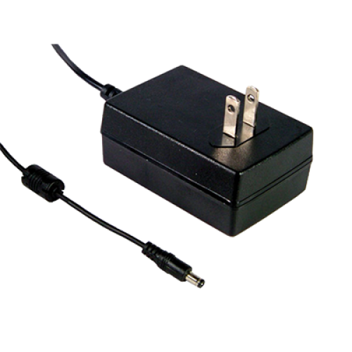 18W 12VDC 1.5A Green Industrial US Plugtop Adapter