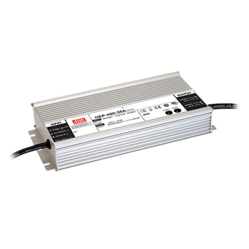 480.6W 54VDC 8.9A Harsh Environment Power Supply with Fixed Output Levels