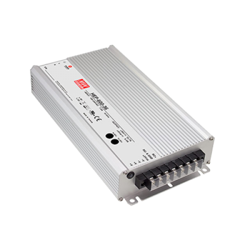600W 48VDC 12.5A Harsh Environment Power Supply with Fixed Output Levels