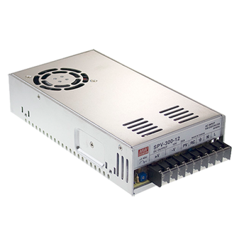300W 48VDC 6.25A Enclosed Power Supply with Programmable Output Voltage