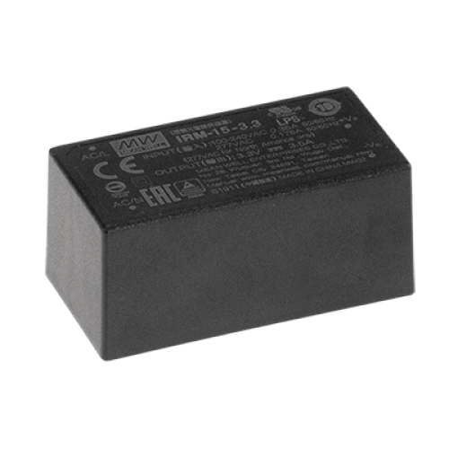 15W 15VDC 1A PCB Mount Encapsulated Power Supply