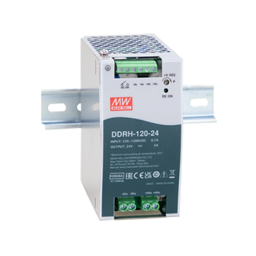 120W 250 ~ 1500VDC Input 48VDC Output DIN Rail Converter