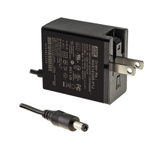 15W 5VDC 3A US Plug Top Adapter