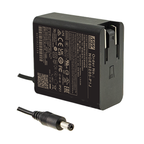 53.6W 9VDC 5.96A Interchangeable Base Plug Top Adapter