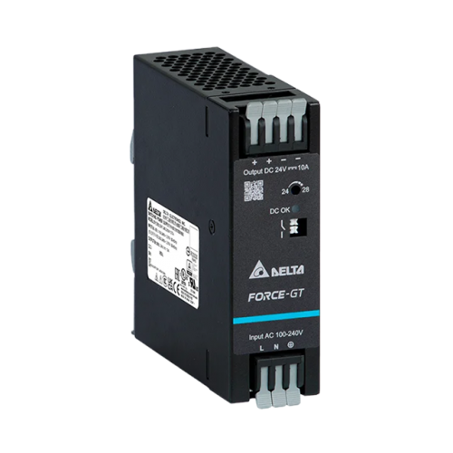 240W 20A 12VDC Single Phase DIN Rail Power Supply - Spring Clamp