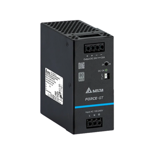 480W 10A 48VDC Single Phase DIN Rail Power Supply - Screw Terminal