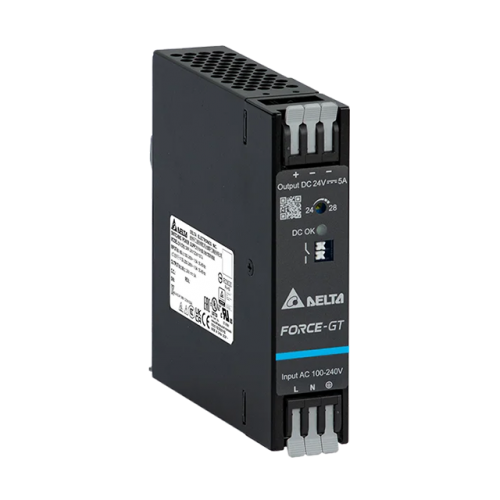 120W 2.5A 48VDC Single Phase DIN Rail Power Supply - Spring Clamp