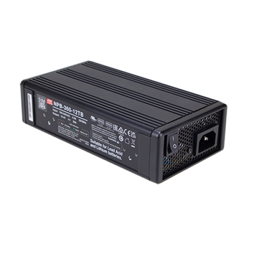 364.8W 24VDC 2 Stage Battery Charger with Anderson Connector for 40 ~ 125Ah Capacity Batteries