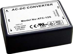 PSK-10B-S12 AC/DC Power Modules ac-dc 10 W 12 V 1 otpt ncapslatd PCB, Pack of 2 