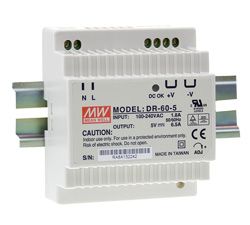 60W Single Output DIN Rail Power Supply