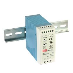 60W Miniture Single Output Din Rail PSU