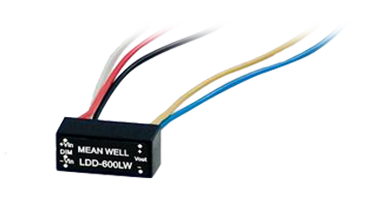 600mA 2-32Vdc DC-DC Constant Current LED Driver - Wire Style