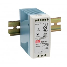 40.8W 24V 1.7A Switching DIN RAIL Power Supply with Dimming Functionality
