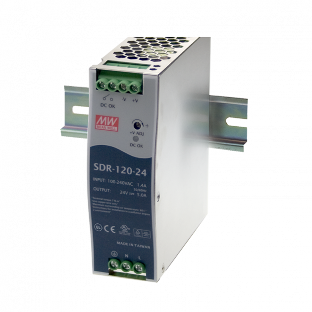 120W 48V 2.5A Din Rail Power Supply with PFC Function