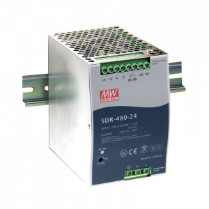 480W 48V 10A Single Output Industrial Din Rail Power Supply with PFC and Parallel Function