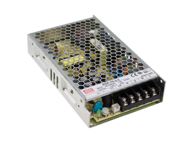 75W 5V 15A PFC Function Enclosed Power Supply